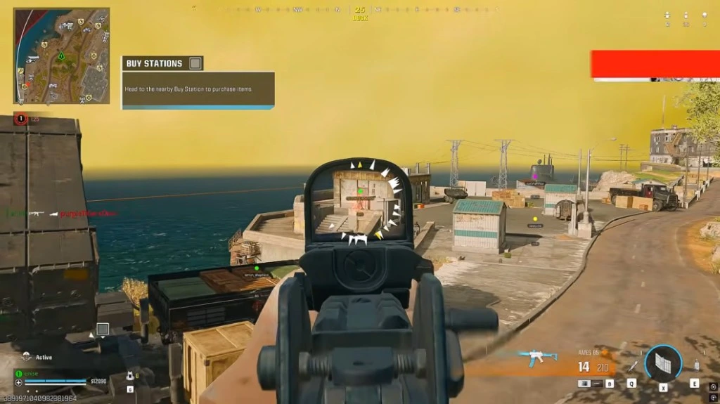 Warzone Cheats forum guide — full bright toggles gameplay screenshot